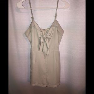 Forever 21 romper with cutout detail and front tie